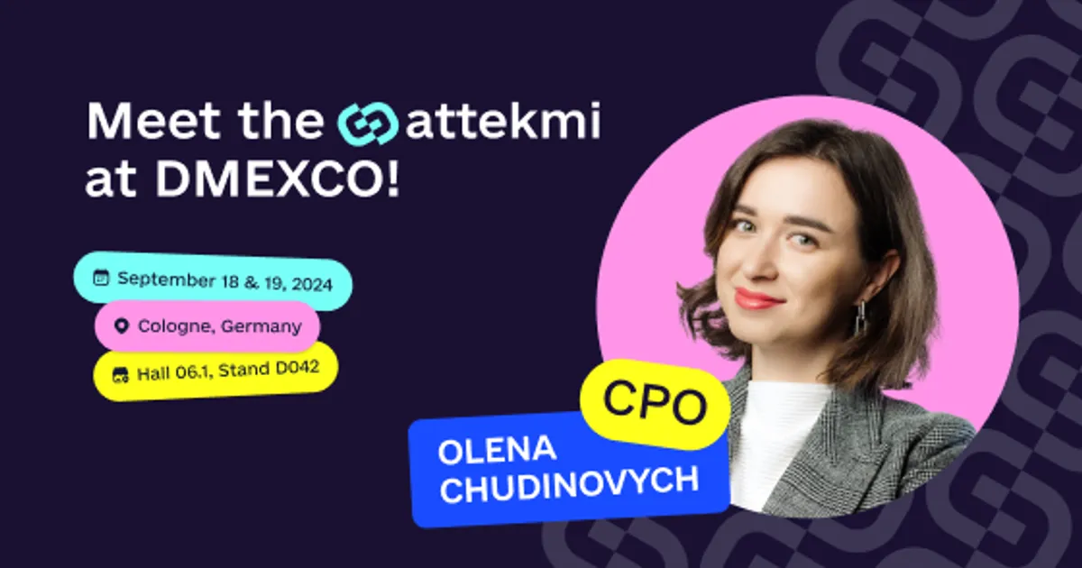 Meet the Attekmi Team at DMEXCO 2024: Olena Chudinovych