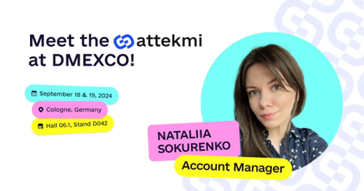 Meet Natalia Sokurenko – One of our Representatives at DMEXCO 2024