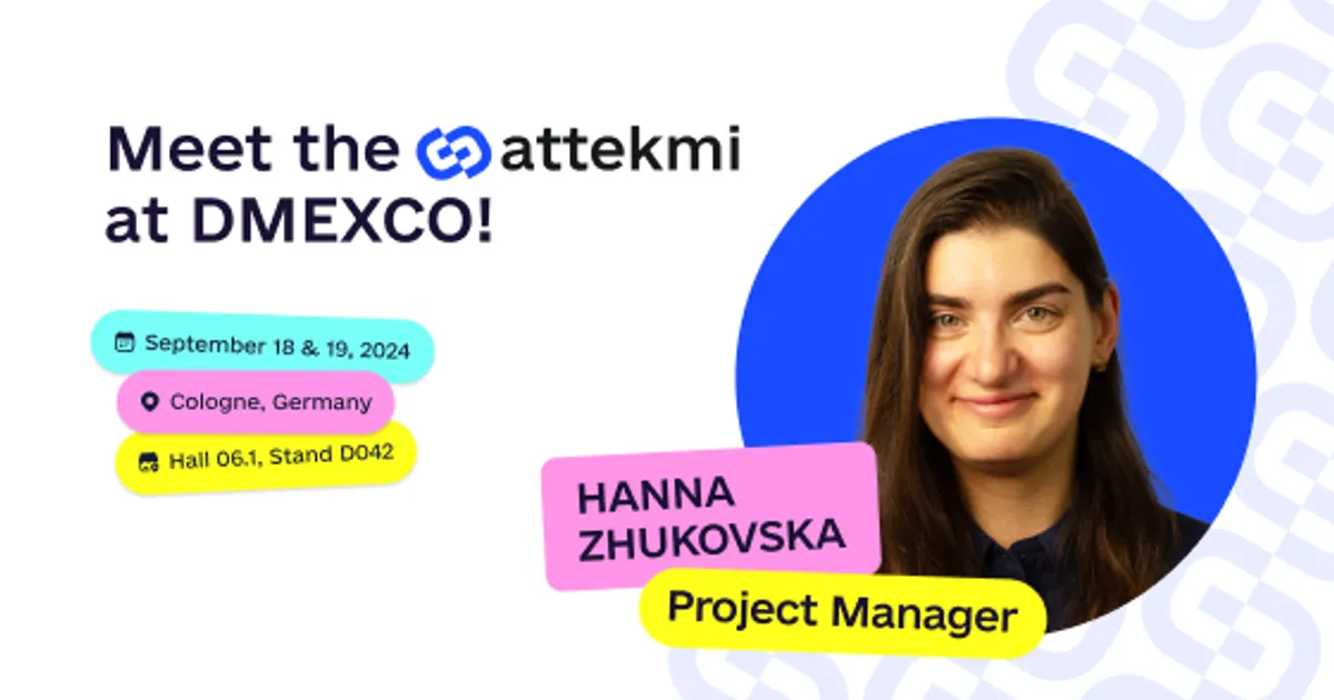 Meet Hanna Zhukovska at DMEXCO 2024