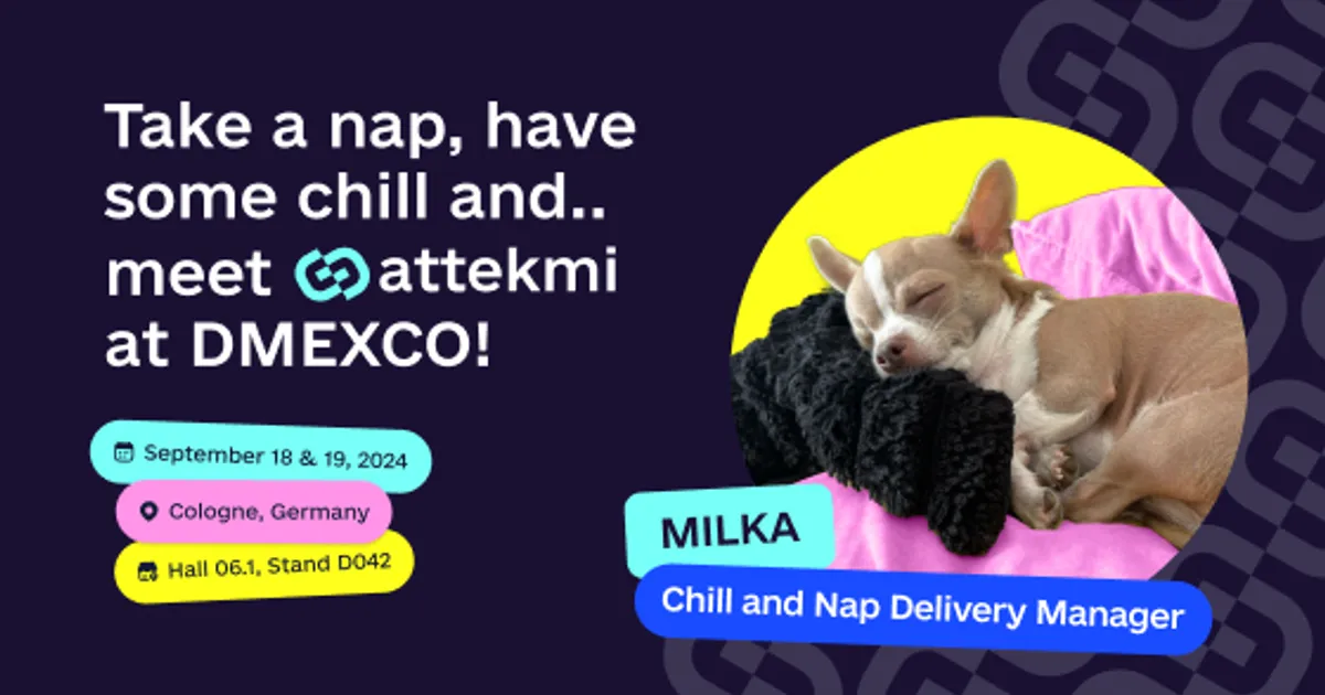 Relax and Take a Nap! DMEXCO 2024 is Almost Here!